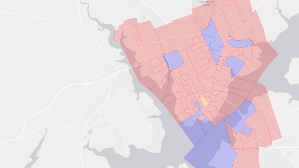 2000 Hillsborough poll map