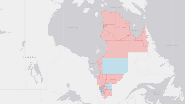 2000 Abitibi—Baie-James—Nunavik poll map