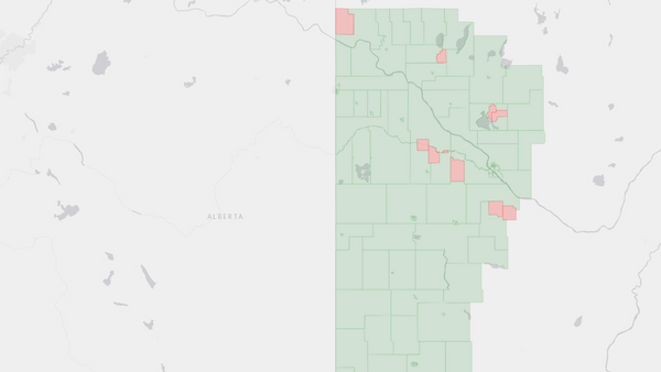 2000 Battlefords—Lloydminster poll map