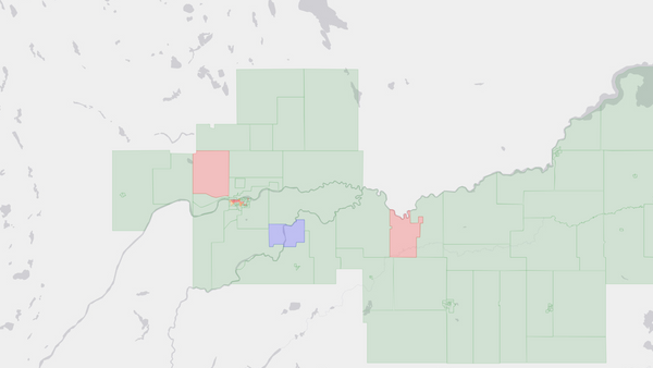 2000 Prince Albert poll map