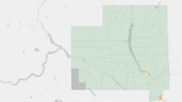 2000 Regina—Lumsden—Lake Centre poll map