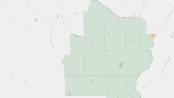 2000 Saskatoon—Rosetown—Biggar poll map