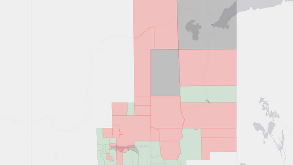 2000 Athabasca poll map