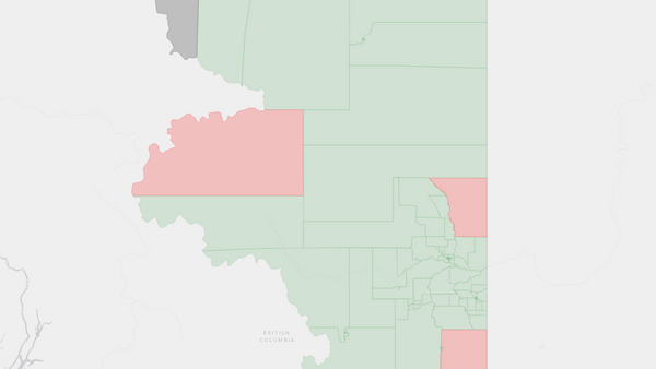 2000 Prince George—Peace River poll map
