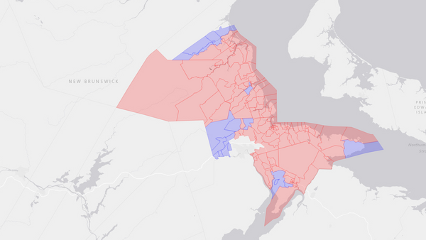 2004 Beauséjour poll map