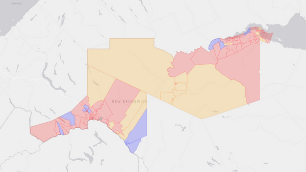 2004 Madawaska—Restigouche poll map
