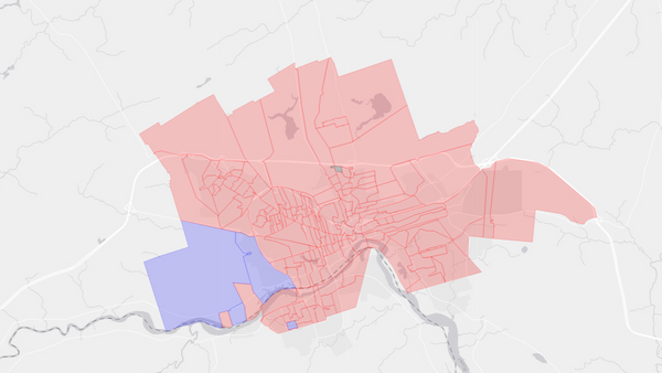 2004 Moncton—Riverview—Dieppe poll map