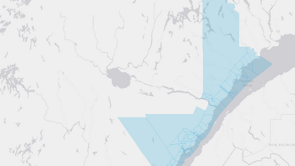 2004 Charlevoix—Montmorency poll map