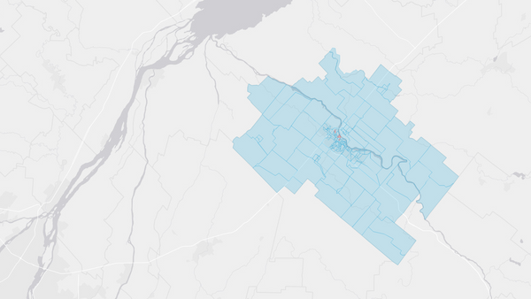 2004 Drummond poll map