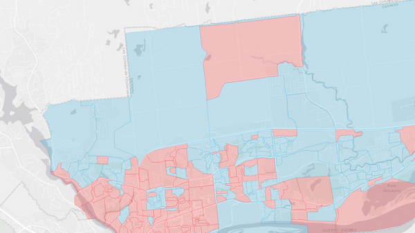 2004 Gatineau poll map
