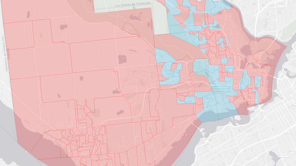 2004 Hull—Aylmer poll map
