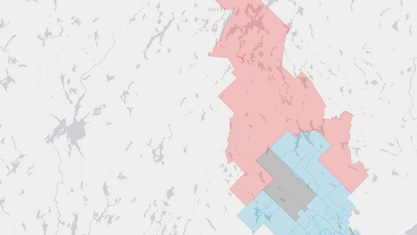 2004 Joliette poll map