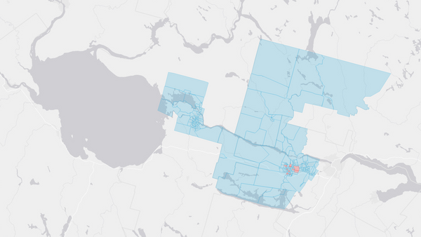 2004 Jonquière—Alma poll map