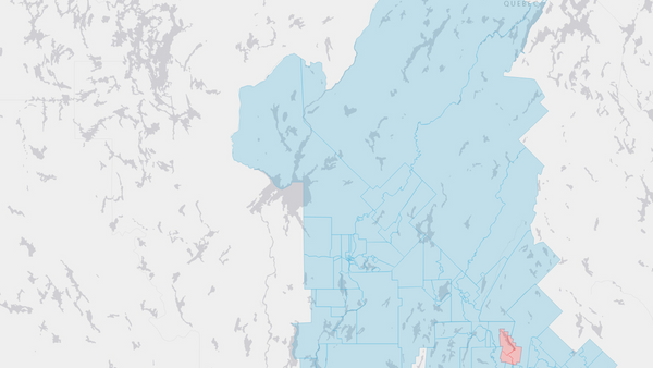 2004 Laurentides—Labelle poll map