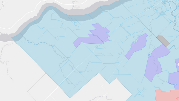 2004 Lotbinière—Chutes-de-la-Chaudière poll map