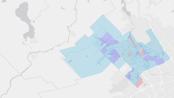 2004 Louis-Saint-Laurent poll map