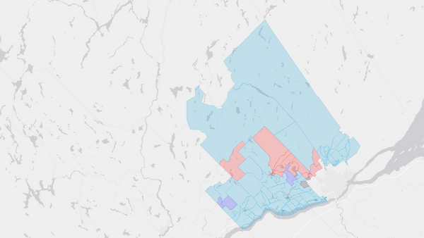 2004 Portneuf poll map