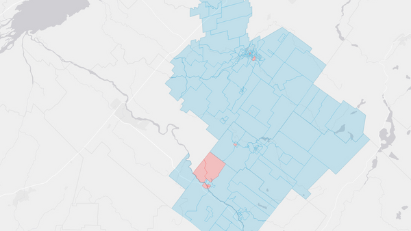 2004 Richmond—Arthabaska poll map