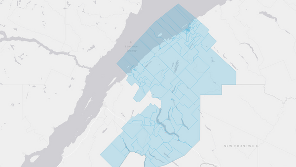 2004 Rimouski—Témiscouata poll map