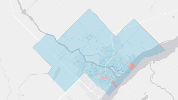 2004 Trois-Rivières poll map