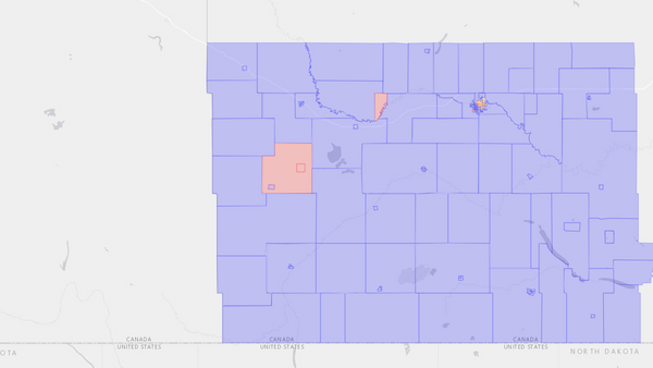 2004 Brandon—Souris poll map