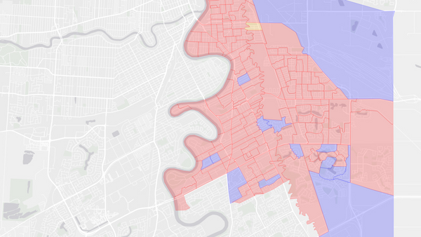 2004 Saint Boniface poll map