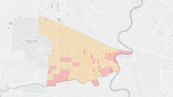 2004 Winnipeg Centre poll map