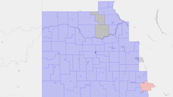 2004 Cypress Hills—Grasslands poll map