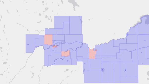 2004 Prince Albert poll map
