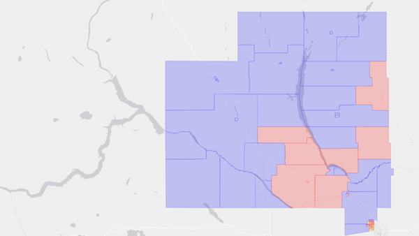 2004 Regina—Lumsden—Lake Centre poll map