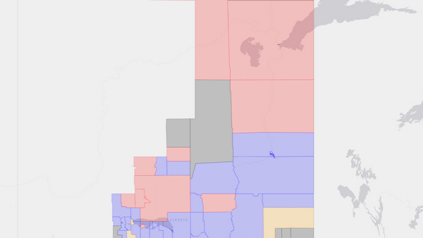 2004 Athabasca poll map
