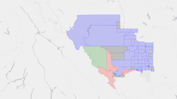 2004 Wild Rose poll map