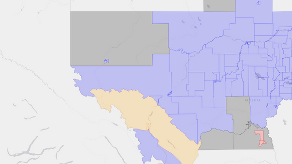 2004 Yellowhead poll map