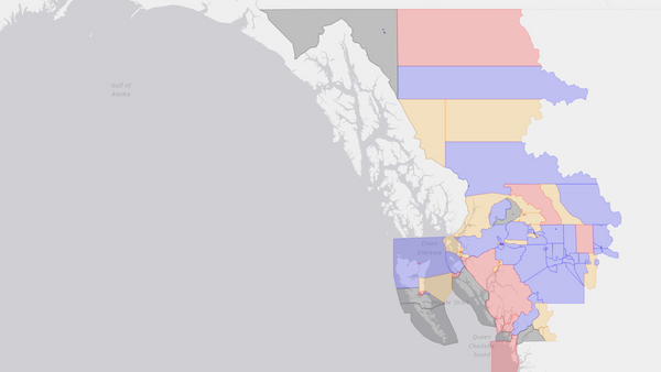 2004 Skeena—Bulkley Valley poll map