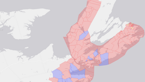 2006 Cape Breton—Canso poll map