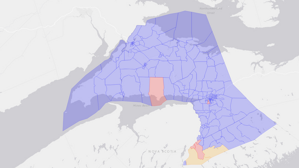 2006 Cumberland—Colchester—Musquodoboit Valley poll map