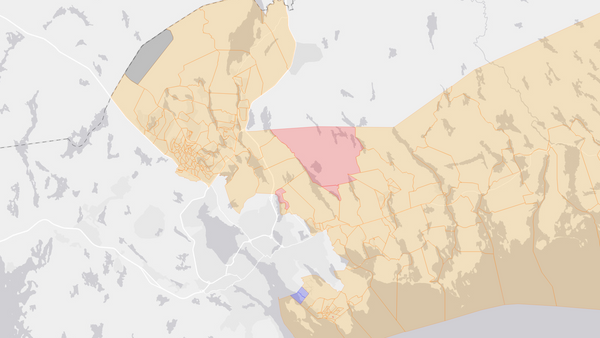 2006 Sackville—Eastern Shore poll map