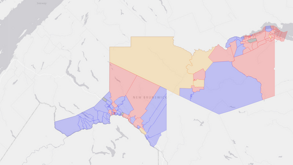 2006 Madawaska—Restigouche poll map
