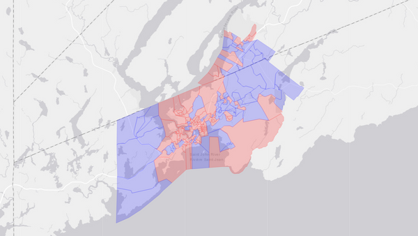 2006 Saint John poll map