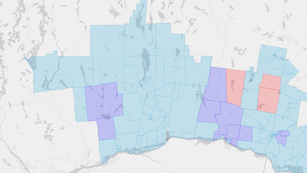2006 Argenteuil—Papineau—Mirabel poll map