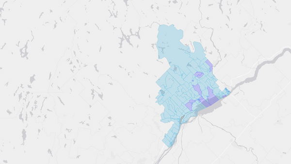 2006 Berthier—Maskinongé poll map