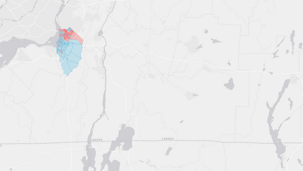 2006 Brossard—La Prairie poll map