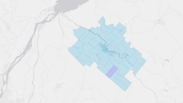 2006 Drummond poll map