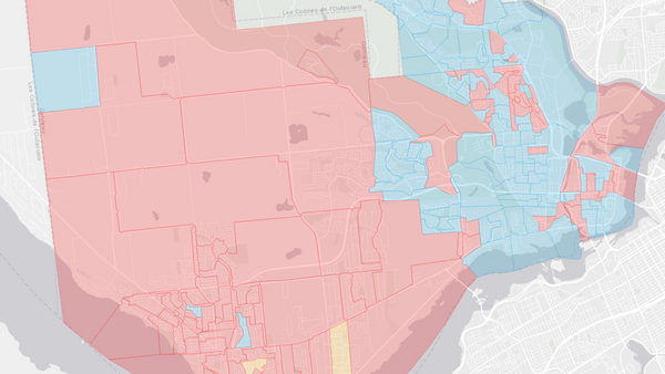 2006 Hull—Aylmer poll map