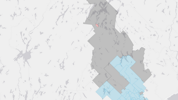 2006 Joliette poll map