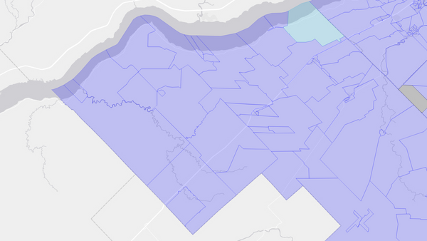 2006 Lotbinière—Chutes-de-la-Chaudière poll map