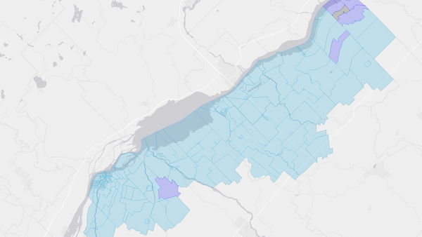 2006 Bas-Richelieu—Nicolet—Bécancour poll map
