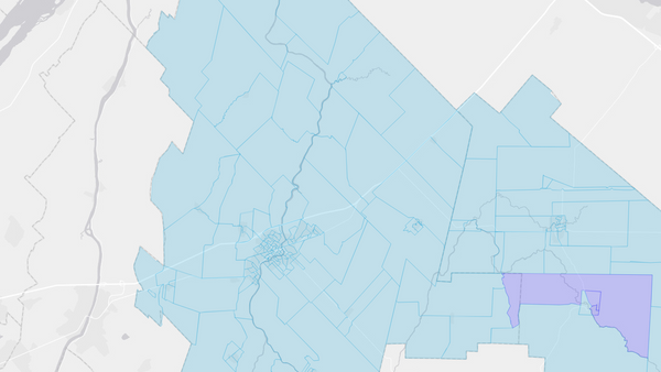 2006 Saint-Hyacinthe—Bagot poll map