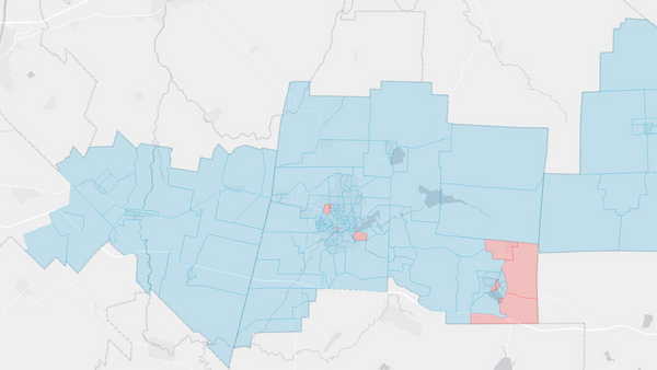 2006 Shefford poll map