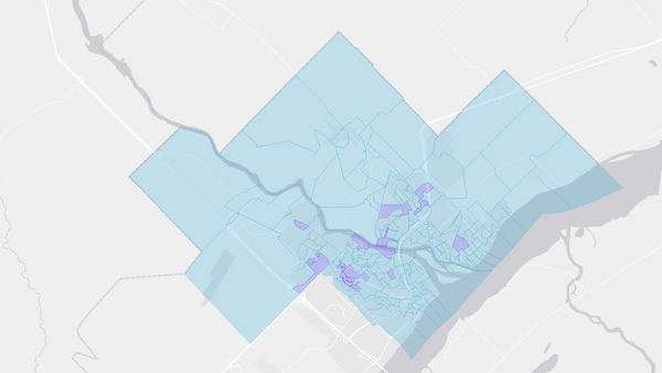 2006 Trois-Rivières poll map